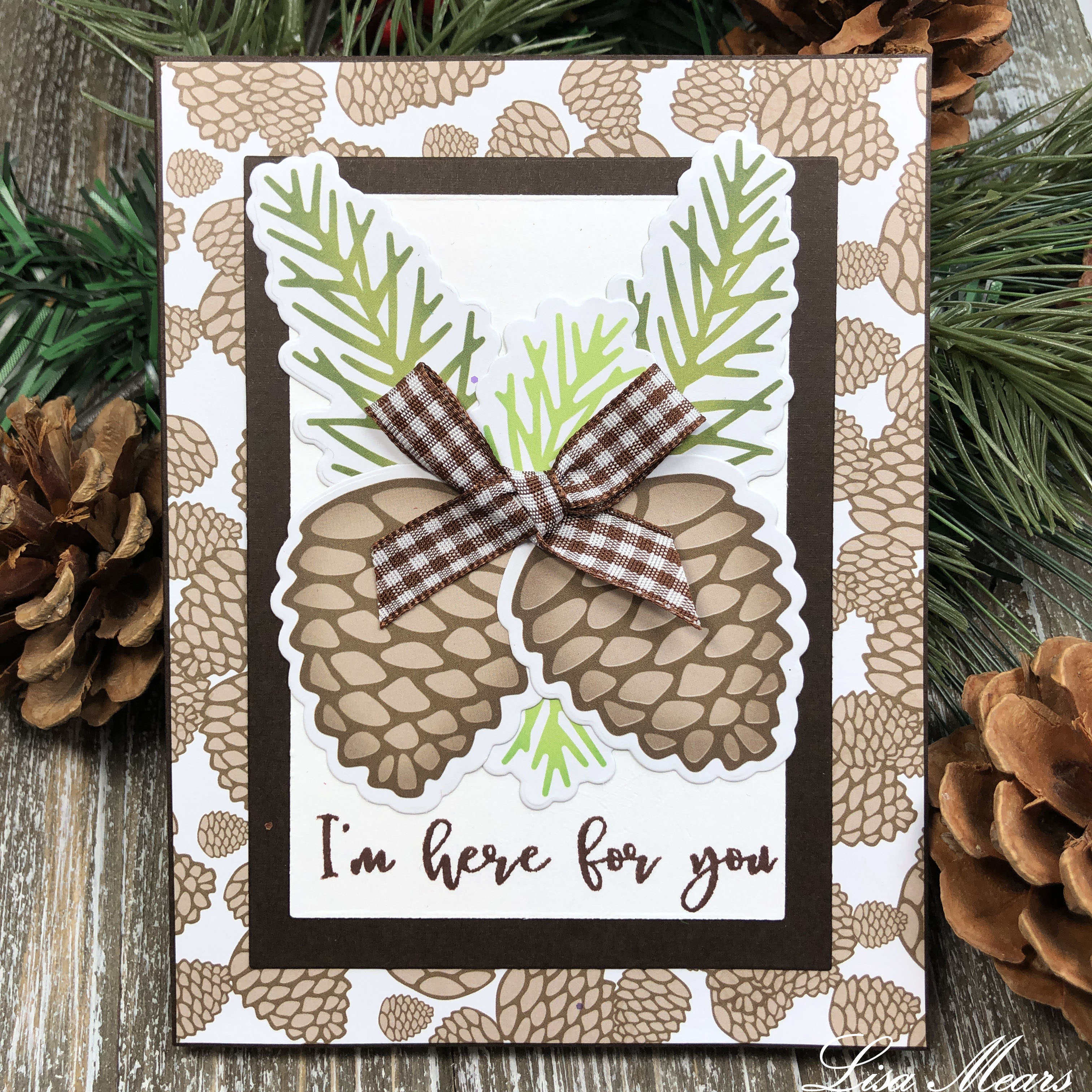 The Stamps of Life October 2019 Release - Pinescone2Stamp and Card Kit