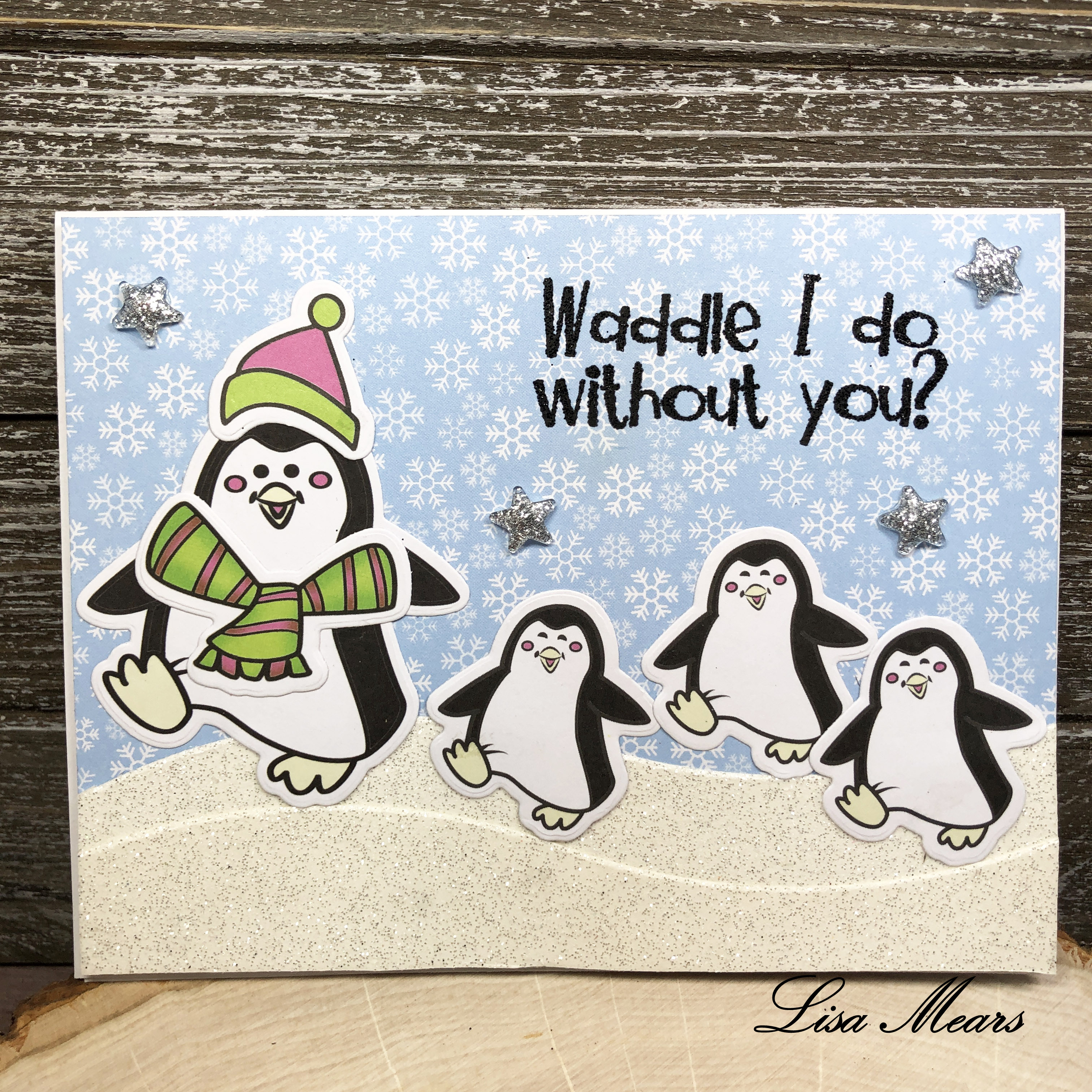 The Stamps of Life November Card Kit and WaddlePenguins2Stamp