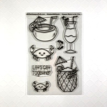 Drinks with Friends Stamp Set