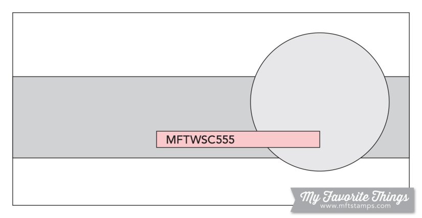 MFT WSC 555 Sketch - Mini Slimline Card Sketch