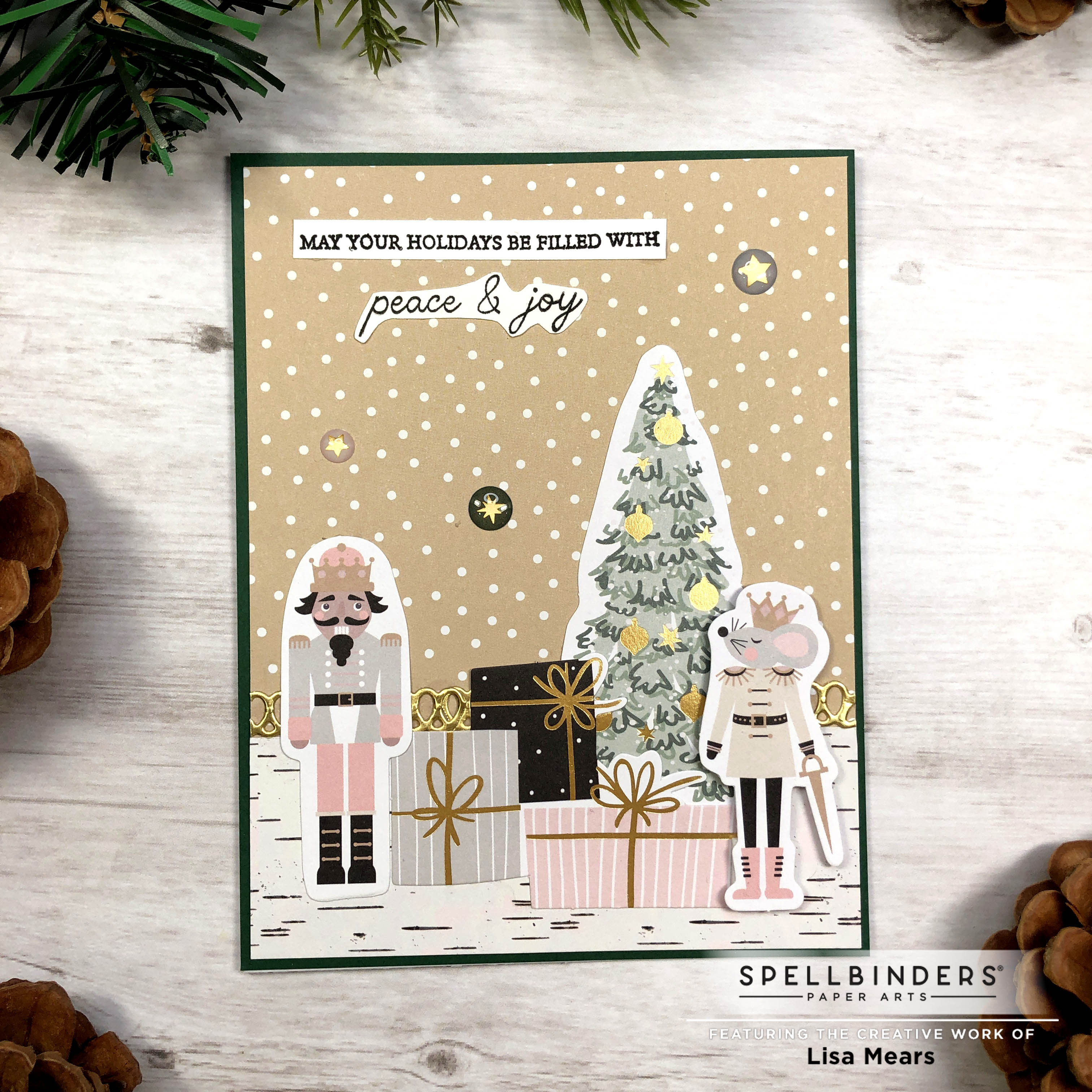Spellbinders November 2021 Card Kit - Joyful Christmas