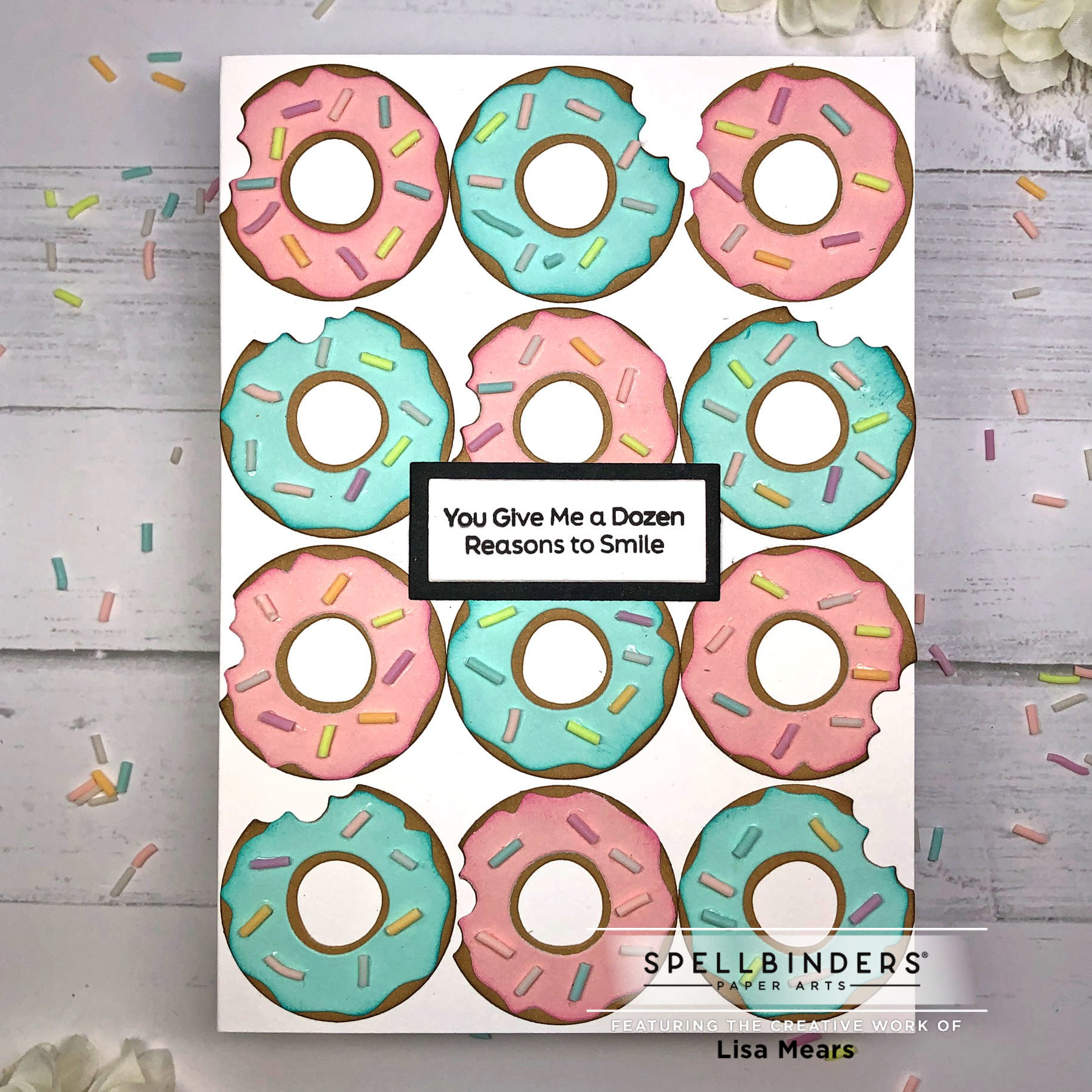 Spellbinders Warm Wishes Camper – Sweet and Savory Dies – Donut card – Lisa  Mears Designs