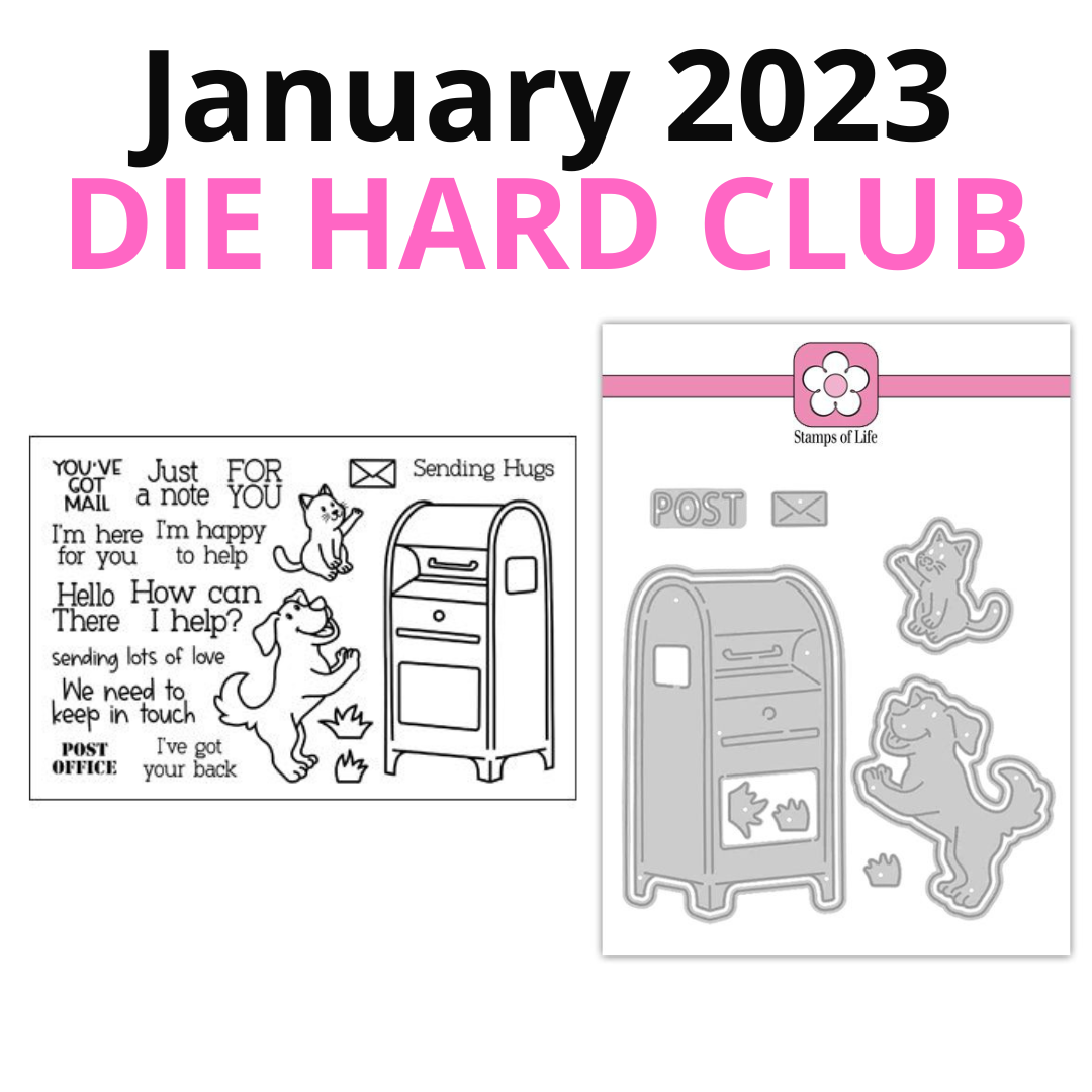 The Stamps of Life January 2023 Die Hard Club - BigMailbox2Stamp