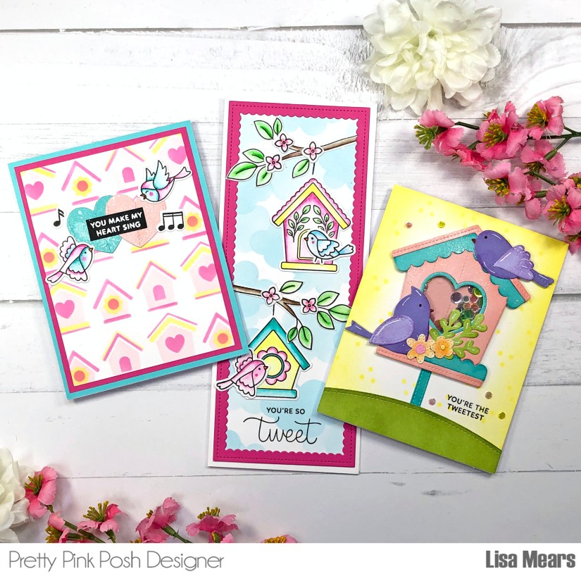 Birdhouse Cards - Pretty Pink Posh Blog Hop