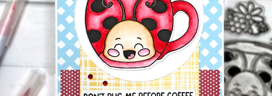 Pink and Main March Mug - Mug Ladybug Card | Coffee Card